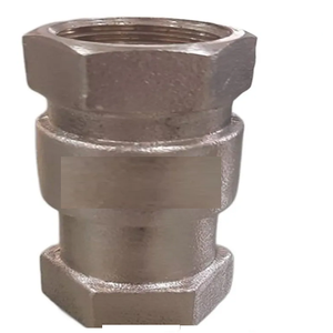 Conector vertical de bronce color metalizado con revestimiento de PTFE, personalizable OEM, para prueba de aceite, 1.5Mpa, extremos hembros roscados de 2 pulgadas (BSP) - Product Image 2