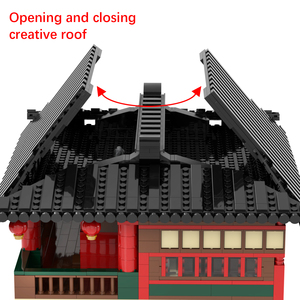 MOC1039 Flower Street 2720 Pezzi Mattoncini Anime Ghost <span class=keywords><strong>Slayer</strong></span>, Modello Creativo di Casa e Castello, Blocchi da Costruzione, Regalo per Bambini - Product Image 6