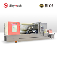 Torno CNC de Cama Inclinada BR85, Cama de Alta Rigidez, Guías de Precisión para las Industrias Aeroespacial, Automotriz y de Ingeniería Pesada