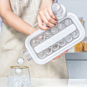 Molde para Hacer Bolas de Hielo, Bandeja Reutilizable para Cubitos de Hielo Redondos para Whisky, Cócteles, Bebidas, Congelador, Accesorios de Cocina - Product Image 5