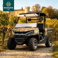 UTV électrique haute performance, véhicule utilitaire étanche avec grande boîte de chargement pour jardin, ranch et chantier
