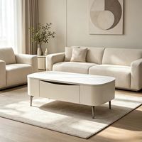 Table basse rectangulaire de luxe contemporaine personnalisée en bois, idéale pour la maison, l'appartement et le salon – Meilleure vente