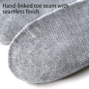 मिंगहुई सांस लेने योग्य मध्य-बछड़े के खेल पुरुषों के मोजे आरामदायक, स्ट्रेचबल और लोचदार मोजे हैं। - Product Image 4