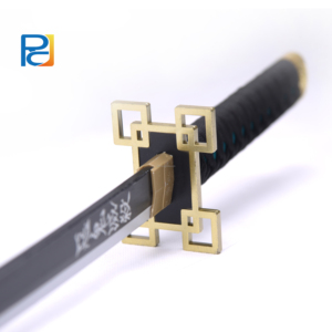 Épée en bambou avec poignée en plastique et accessoires, Épée en bambou Tokitou Muichirou pour <span class=keywords><strong>Demon</strong></span> <span class=keywords><strong>Slayer</strong></span>, Épée Katana Anime avec poignée en PVC - Product Image 2