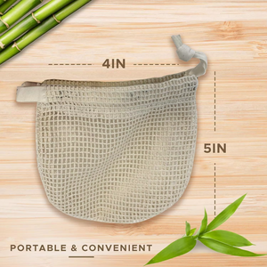 Wholesale Custom Logo Soap Bag Sisal Cotton Mesh Soap Saver Pouch Drawstring <strong>Shower</strong> Exfoliating Quick Dry Hanging Eco Friendly - Product Image 4