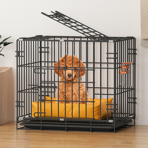 Wholesale Folding Wires Stock Dogs Large Pet Cage Indoor Metal Dog Crates Kennels Cage