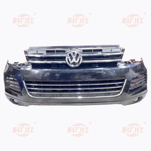 Per Volkswagen <span class=keywords><strong>Touareg</strong></span> aggiornamento del modello 2011 <span class=keywords><strong>2018</strong></span> modello anteriore e posteriore aggiornamento kit di surround fari anteriori modificati - Product Image 6