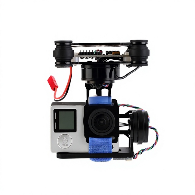 Three-axis 2D Brushless Gimbal for FPV Aerial Photography Yi Mountain Dog Eagle Eye Free Adjustment Black/Silver China