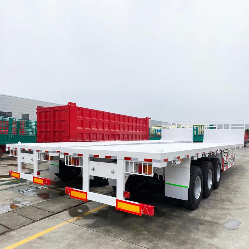 Steel Cargo Transport Semi Trailer Truck