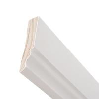 Plinthe en bois blanc Hechang sur mesure, forme traditionnelle, pour escalier intérieur décoratif, durable, écologique, avec apprêt