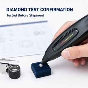 Diamanti Sintetici Sciolti Taglio Rotondo Coltivati in Laboratorio Prezzo all'Ingrosso 0.8-3.5mm Bianchi DEF VVS <span class=keywords><strong>VS</strong></span> CVD HPHT per Gioielli - Product Image 3