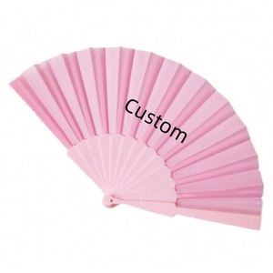 Abanico Plegable Ecológico y Elegante para Bodas Chinas, Estilo Clásico, Pintado a Mano, Directo de Fábrica, para Decoración del Hogar - Product Image 3