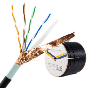 2025 nuevo <span class=keywords><strong>cable</strong></span> al aire libre personalizable <span class=keywords><strong>FTP</strong></span> Cat6 CCA 26AWG ca6 <span class=keywords><strong>FTP</strong></span> <span class=keywords><strong>cable</strong></span> Ethernet <span class=keywords><strong>CAT</strong></span> <span class=keywords><strong>6e</strong></span> <span class=keywords><strong>FTP</strong></span> el número de metros - Product Image 2