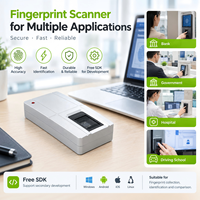 Lecteur d'empreintes digitales sans fil portable USB BLE biométrique pour Android, iOS, Windows, PC, mobile, tablette