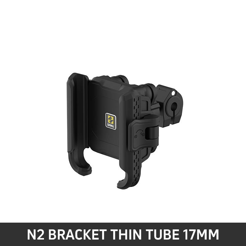Black N2 BRACKET THIN TUBE 17MM