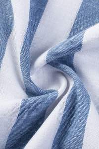 Herren Casual Stilvolle Einreihige Hemden mit Umlegekragen Kurzarm Knopfleiste Gestreift Gestrickt 180g Sommer-Hemden - Product Image 6