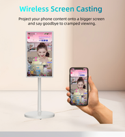 Usine chinoise 21.5 24 27 32 pouces Android écran tactile LCD interactif avec support de batterie TV portable Smart Touch sans fil