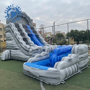 Grand toboggan gonflable en PVC pour parc d'attractions, <span class=keywords><strong>location</strong></span> commerciale, <span class=keywords><strong>piscine</strong></span> pour jardin - Product Image 4