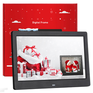 Regalo de Navidad marco de fotos digital de estación meteorológica 10 pulgadas marco de fotos digital con sensor de movimiento - Product Image 6