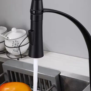 Moderne Stijl Enkele Handgreep Keukenkraan Hete Verkopende Klassieke Gouden Pull-Down Gootsteen Kranen Siliconen Buis Hete Koude Spoelbak Kranen - Product Image 3