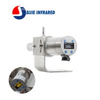 Sijie MARS-G-1508 Endüstriyel IR Pirometre 150~800 Sınıfı IP65 Dereceli OLED Ekran %0,5T Doğruluk Bakır Tüp Sıcaklık Ölçer
