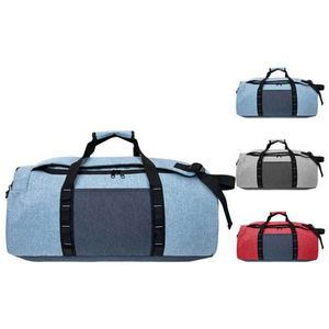 Sac de voyage grande taille personnalisé imprimé, nouveau design, en polyester, pour la gym et l'exercice, avec compartiment à chaussures, fermeture éclair, imperméable, vente en gros - Product Image 1