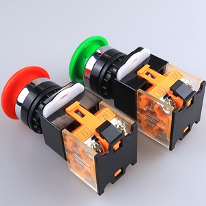 Botón pulsador de 22 mm LA38 de cabeza plana con reinicio automático tipo hongo - Product Image 3