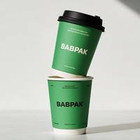 Vaso de papel personalizado de 8oz/12oz/16oz con diseño navideño para bebidas calientes, vaso de café de papel de 12oz con logo y tapa para bebidas