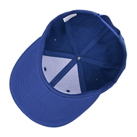 Casquette de baseball Snapback personnalisable en gros, ajustable, multicolore, unie, à visière plate, 6 panneaux, pour le sport et le golf