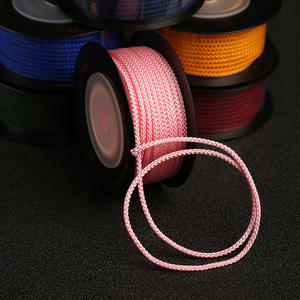 Cuerda de Mambo Premium de 1,5mm y 2mm, 100% nailon, protección del medio ambiente, teñido, sin decoloración, cordón de Mambo para fabricación de joyas - Product Image 1