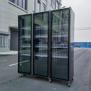 <span class=keywords><strong>Armoire</strong></span> Réfrigérée Commerciale OEM 1500L à Porte Vitrée Verticale pour Boissons, Refroidissement par Air, Sans Givre, pour la Conservation des Aliments Frais - Product Image 3