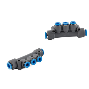 Conectores rápidos de ajuste de empuje de aire neumático de alta calidad, conector de liberación rápida de ajuste neumático, accesorio de manguera de aire de empuje de PU - Product Image 3