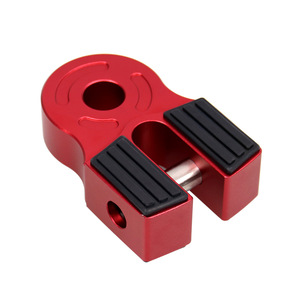 Manille à boulon de 50 mm en acier allié avec goupille de sécurité rouge pour attelage de remorque - Product Image 1