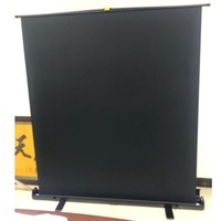 Layar Latar Belakang Chroma Key yang Dapat Dilipat/Layar Biru/Hitam untuk Lantai, Layar Hijau Tarik Naik 150x200cm