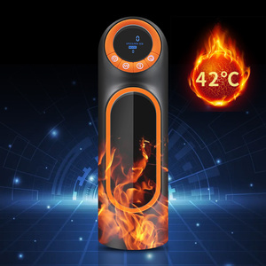 男性用自動カップ自慰行為者伸縮式手持ち吸引バイブレーターおもちゃソフトTPEセックスおもちゃ男性用 - Product Image 5