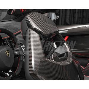 Panneaux d'appui-tête de siège arrière en fibre de carbone sèche de remplacement pour Lamborghini Aventador LP700 2011-2015 - Product Image 4
