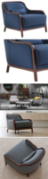 Chaises de salon en velours bleues, mobilier de maison, qualité supérieure, moderne, canapé de loisirs, livraison gratuite
