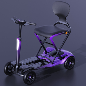 Scooter pour personnes handicapées en fibre de carbone intégrale, scooter de mobilité pour personnes âgées, scooter de mobilité médical léger et pliable, batterie au lithium DDF1 - Product Image 4
