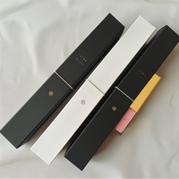 Boîte de rouge à lèvres brillant à lèvres noir rose personnalisé boîtes de papier d'emballage cosmétique de luxe de pinceau de maquillage de sourcil