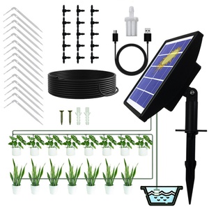Solar Drip Irrigation Kit Indoor Outdoor Automatic Plant Waterer with <b>Timer</b> Modes Anti-Siphoning Device Made of Durable Plastic - Product Image 6