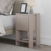 Table de chevet en bois au design unique et élégant avec étagère ouverte, vente en gros, MOQ 300