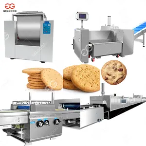 Mesin pemotong kawat otomatis penuh pemanjat kukis biskuit membuat lini produksi produsen