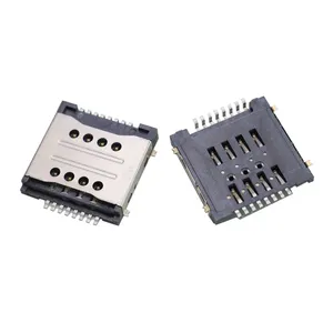 dual sim card socket sim 8p slots connectors 3.0H P/N (102012912)