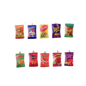 Bolsa de Aperitivos de Resina de Simulación, Resina 3D con Técnica de Goteo de Aceite, Dijes de Comida, Colgante DIY, Accesorios para Carcasas de Teléfono - Product Image 5