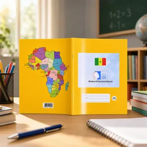 Cahier d'exercices scolaire personnalisé pour l'apprentissage sur le campus, agrafé, plusieurs tailles, plusieurs couvertures, direct usine - Product Image 6