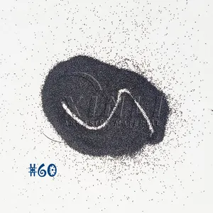 黑色砂砂抛光磨料材料黑色刚玉喷砂耐火材料黑色熔融氧化铝