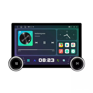 Autoradio 10 pouces 8 cœurs 4G LTE avec double bouton tactile, écran miroir, 6+128 Go, navigation GPS, Bluetooth, CarPlay, Android Auto - Product Image 1