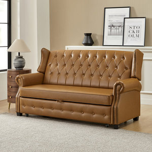 Sofá Cama Esquinero Moderno en Forma de L, Convertible, de Tela, con Almacenamiento, Plegable, para Sala de Estar y Dormitorio - Product Image 4