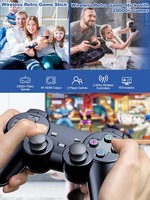 Console de jeu vidéo HD 4K M8 64G & 128G pour TV, PC, projecteur, plus de 40000 jeux rétro, cadeau, 15 émulateurs, manette sans fil 2.4G