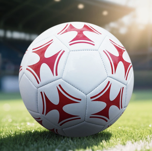 Ballon de football personnalisé avec logo imprimé, numéro 345, en tissu adhésif PU PVC, microfibre cousue, matériau TPU pour l'entraînement scolaire et les camps - Product Image 5